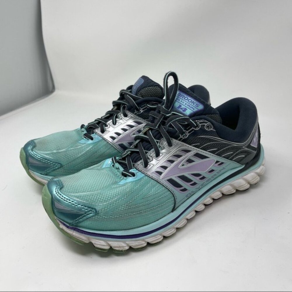 Brooks Womens Glycerin 14 Running Tennis Shoes Sneakers Sz 10.5